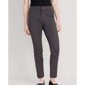 Old Navy Gray Office Business Career Work Pixie Ankle Pants Size 12 Tall‎